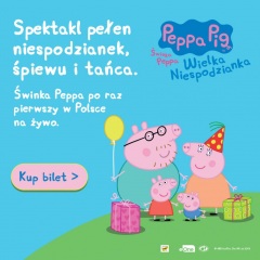 Świnka Peppa i Wielka Niespodzianka! Po raz pierwszy w Polsce na żywo.