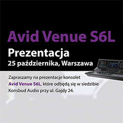 Prezentacje Avid Venue S6L