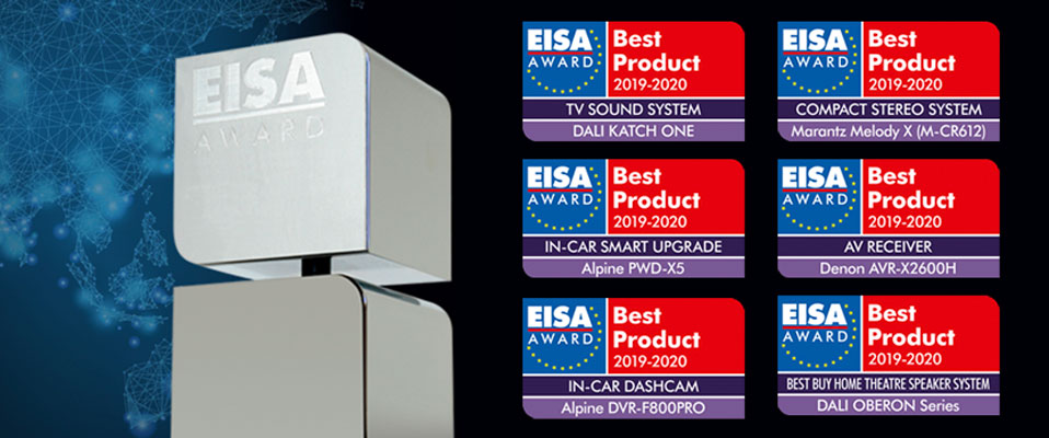 6 nagród EISA ponownie w rękach HORN Distribution