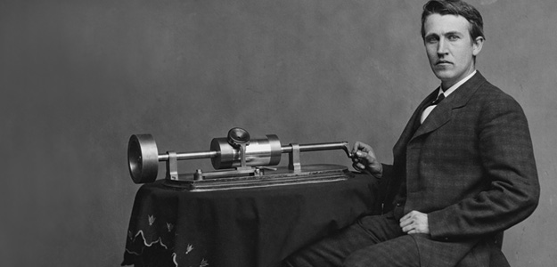 Thomas Alva Edison - 138 lat temu wynalazł phonograph!