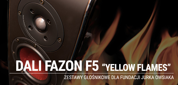 DALI FAZON F5 YELLOW FLAMES