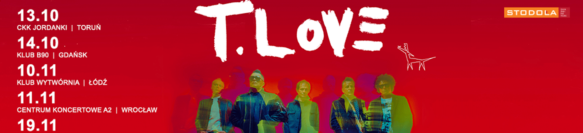Nie przegap: 6 koncertów T.Love w ramach trasy &quot;Hau! Hau!&quot; 