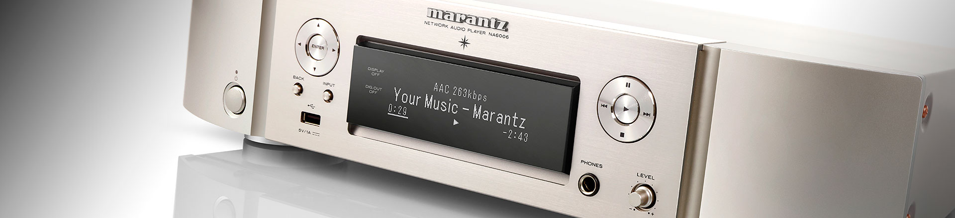 MARANTZ: NA6006 audiofilski odtwarzacz sieciowy