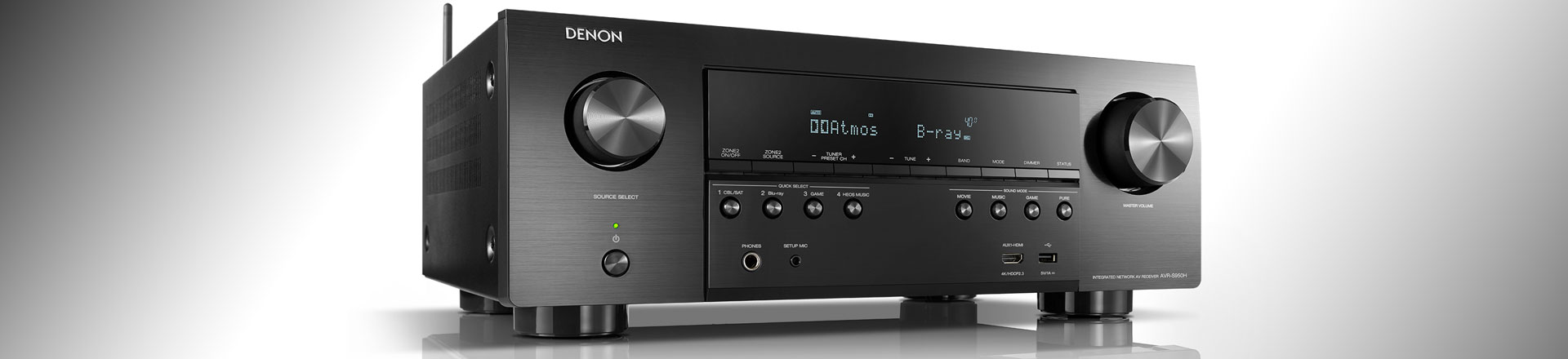 DENON: AVR-S650H, AVR-S750H, AVR-S950H - niedrogie z obsługą głosową