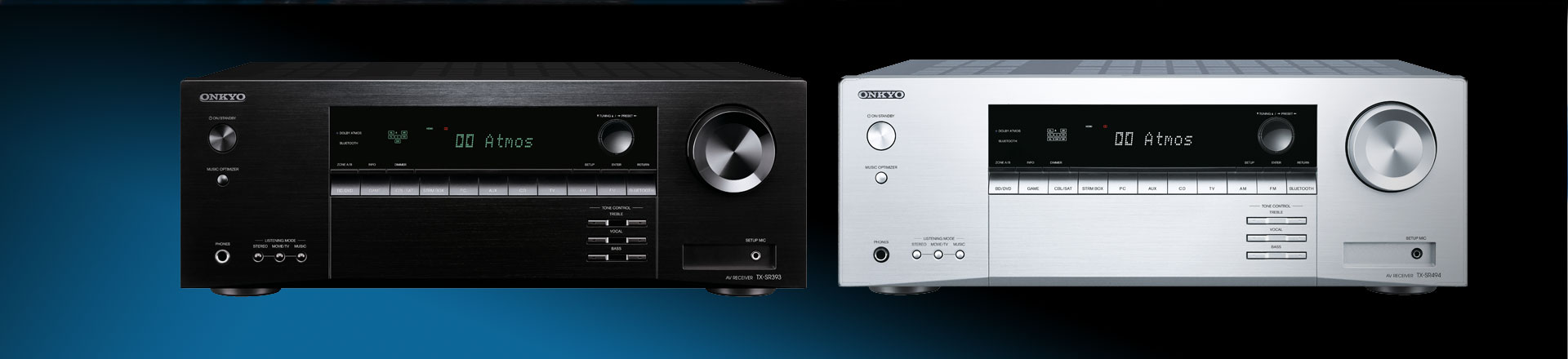 ONKYO: TX-SR494 i TX-SR393 tanie amplitunery z Dolby Atmos / DTS:X 
