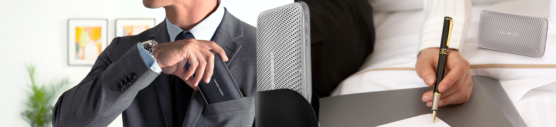 Ultrapłaski i przenośny głośnik premium z Bluetooth