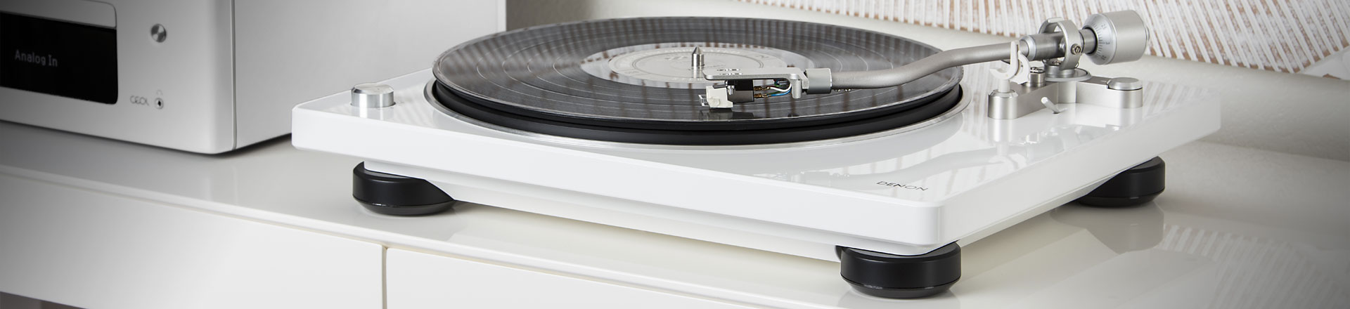 DENON: DP-400 i DP-450USB na biało