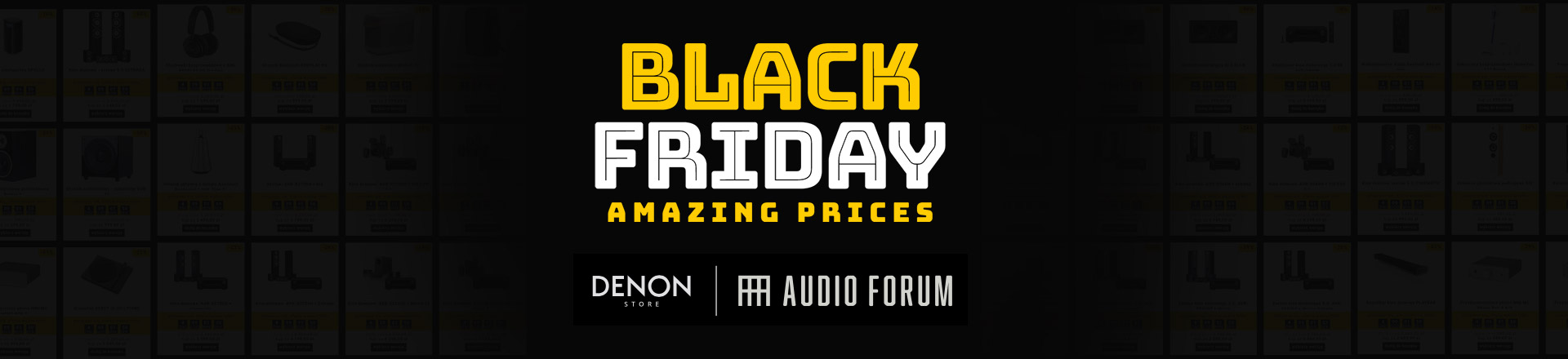 Szalone oferty na Black Friday w Denon Store i Audio Forum