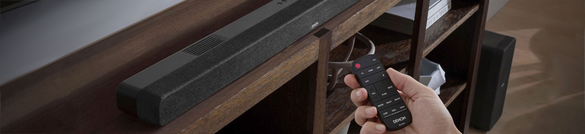 DENON: DHT-S517 soundbar z dźwiękiem 3.1.2 Dolby Atmos + bezprzewodowym subwooferem