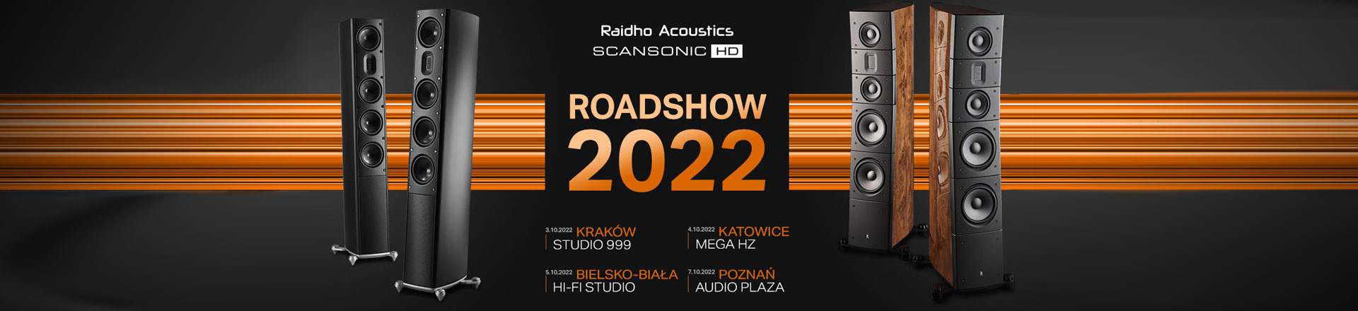 RAIDHO &amp; SCANSONIC HD - w 4 dni w 4 miastach Roadshow 2022