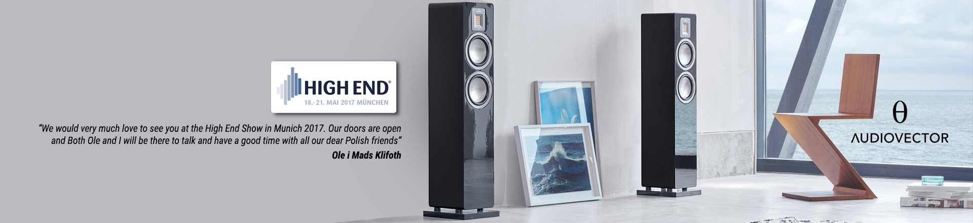 AUDIOVECTOR ZAPRASZA NA WYSTAWĘ HIGH-END W MONACHIUM