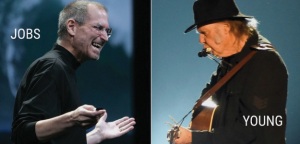 Neil Young i Steve Jobs współpracowali projektując iPod-a