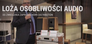 Loża osobliwości audio Horn Distribution