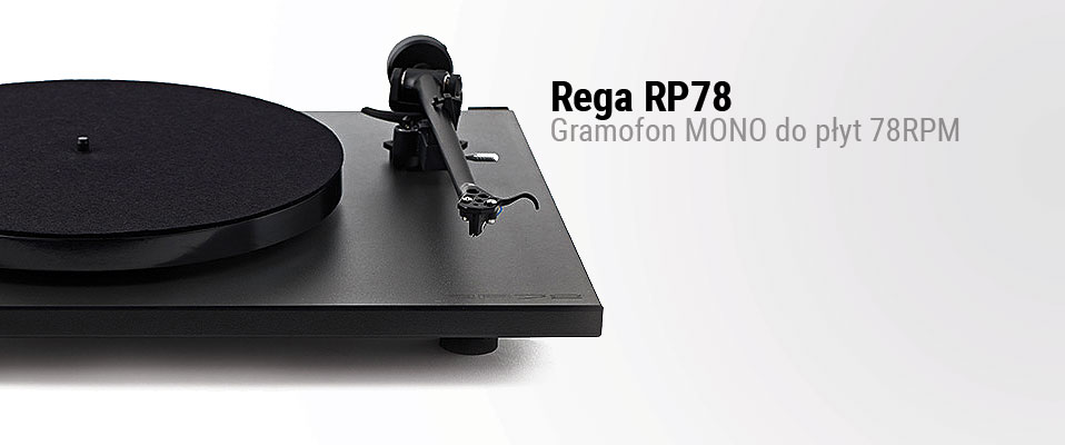 Rega RP78 - gramofon MONO do płyt 78RPM