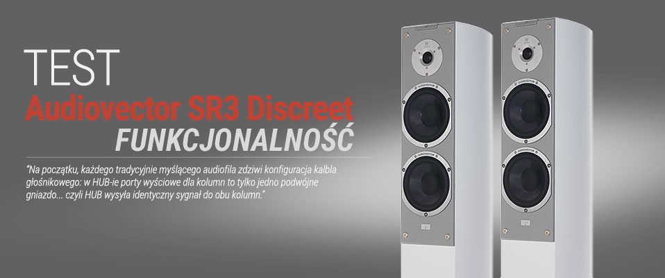 Audiovector SR3 Signature DISCREET - FUNKCJONALNOŚĆ