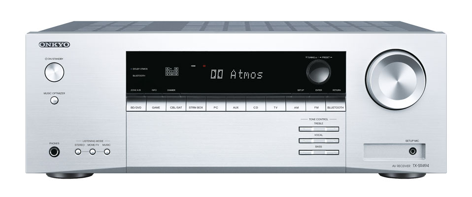 ONKYO: TX-SR494 i TX-SR393 tanie amplitunery z Dolby Atmos / DTS:X