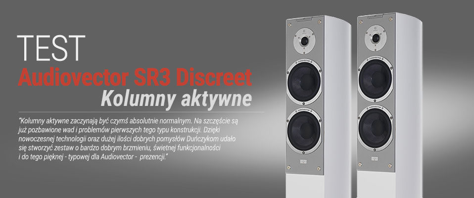 Audiovector SR3 DISCREET - test