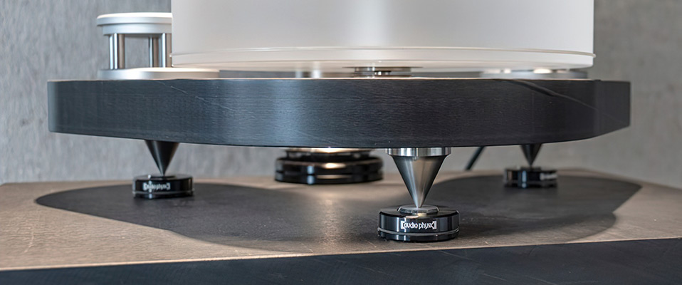 Audio Physic prezentuje podkładki VCF Turntable Support