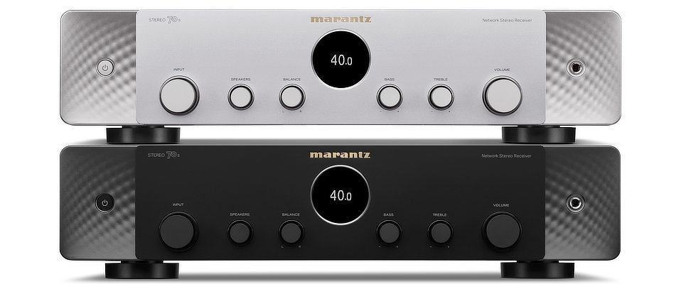 MARANTZ: STEREO 70s - elegancki, kompaktowy, czyli niskoprofilowy amplituner stereo z HDMI 8K