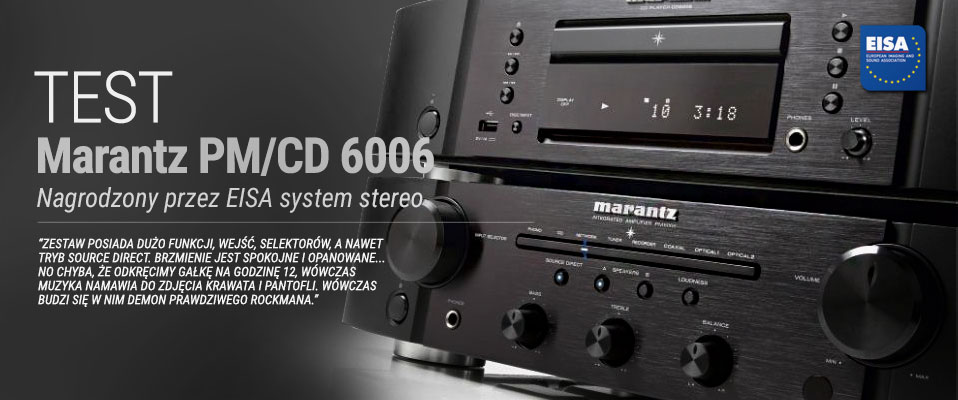 Marantz CD/PM6006 - system z nagrodą EISA