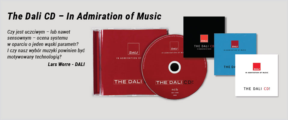 Płyty z nagraniami dla audiofila - DALI CD vol. 1-4