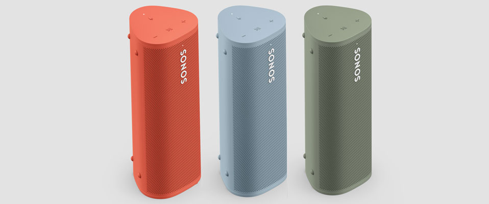 SONOS: Roam - bezprzewodowy głośnik na kolorowo i sterowany głosowo