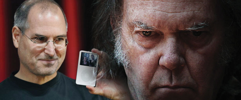 Neil Young i Steve Jobs współpracowali projektując iPod-a