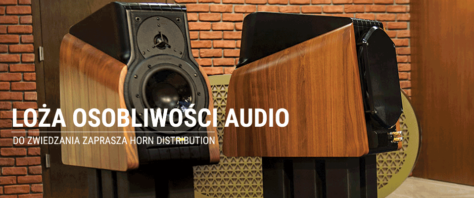 Loża osobliwości audio Horn Distribution