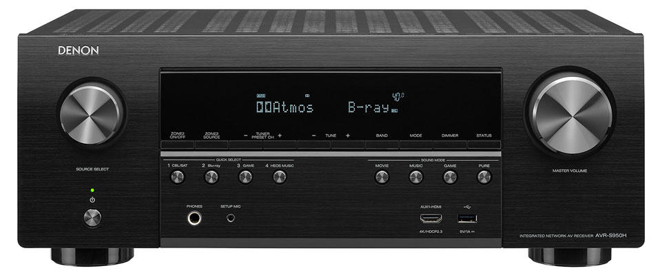 DENON: AVR-S650H, AVR-S750H, AVR-S950H - niedrogie z obsługą głosową