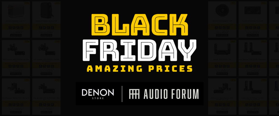 Szalone oferty na Black Friday w Denon Store i Audio Forum