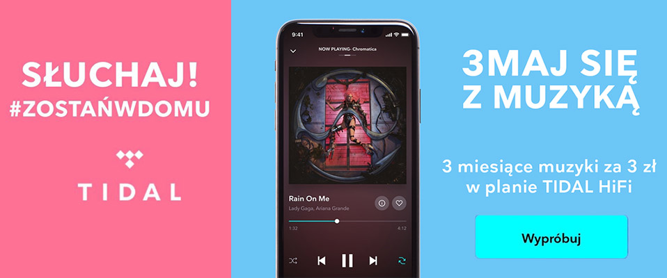 3 miesiące subskrypcji TIDAL HiFi za 3 złote!