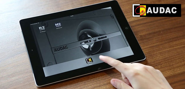 AUDAC Touch - Globalna kontrola audio za pomocą aplikacji