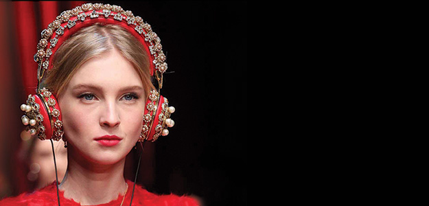 Zestaw słuchawkowy Dolce&amp;Gabbana - dla oczu nie uszu.
