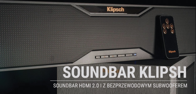Klipsch RSB-6 soundbar HDMI 2.0 z bezprzewodowym subwooferem