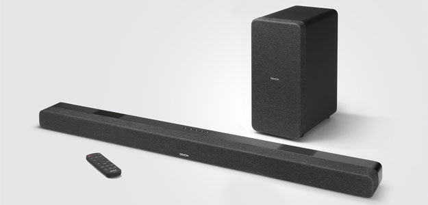 DENON: DHT-S517 soundbar z dźwiękiem 3.1.2 Dolby Atmos + bezprzewodowym subwooferem