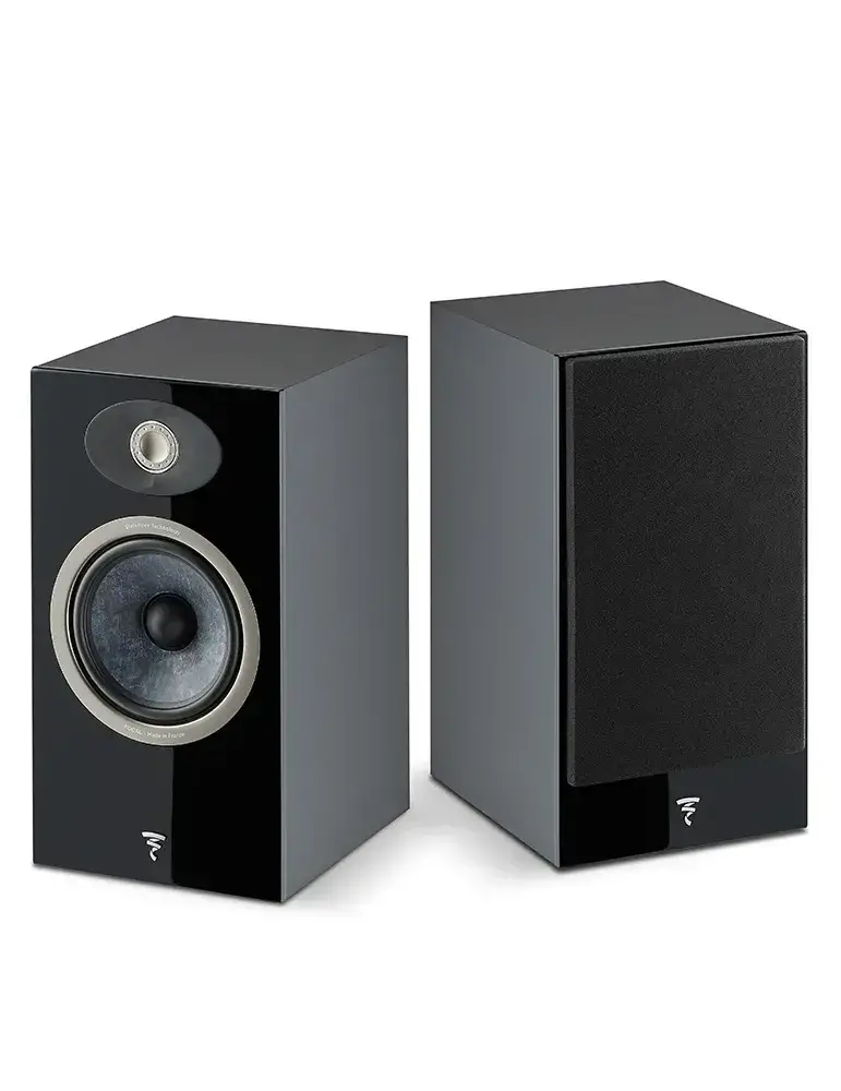 Focal Theva N°1 — Kolumny podstawkowe premium z membraną Slatefiber, Kolor: Czarny - zdjęcie 1