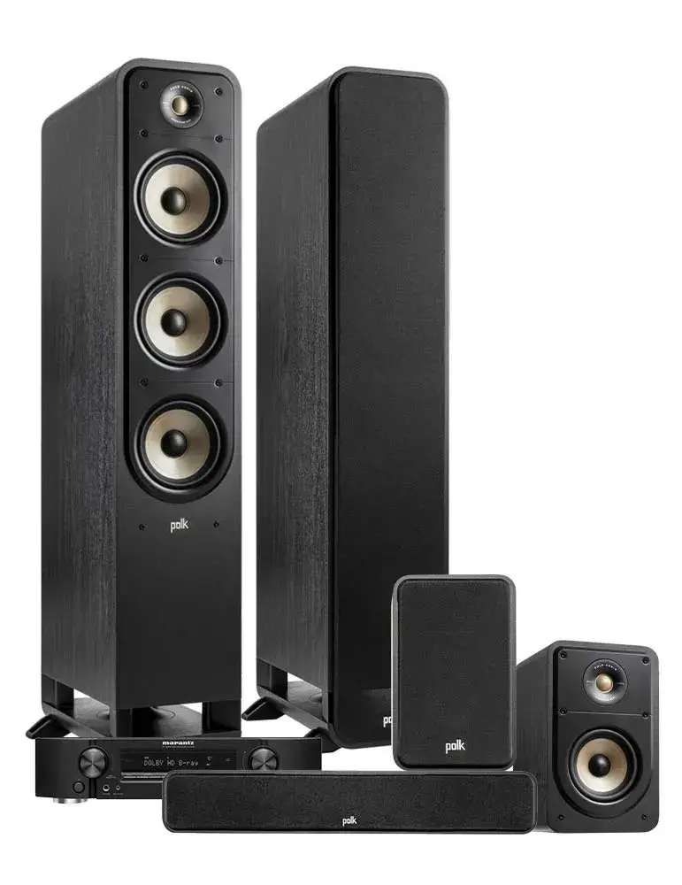 Zestaw stereo Marantz NR1510 + Polk Audio ES60/ES15/ES35C — Wi-Fi i Audyssey MultEQ, Zawartość zestawu: 17600-defaultCombination - zdjęcie 1