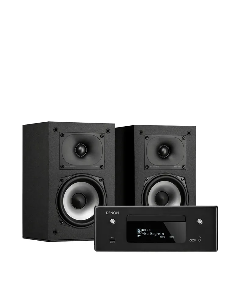 Zestaw stereo Denon RCD-N10 + Polk Audio XT15, Kolor: Szary - zdjęcie 1