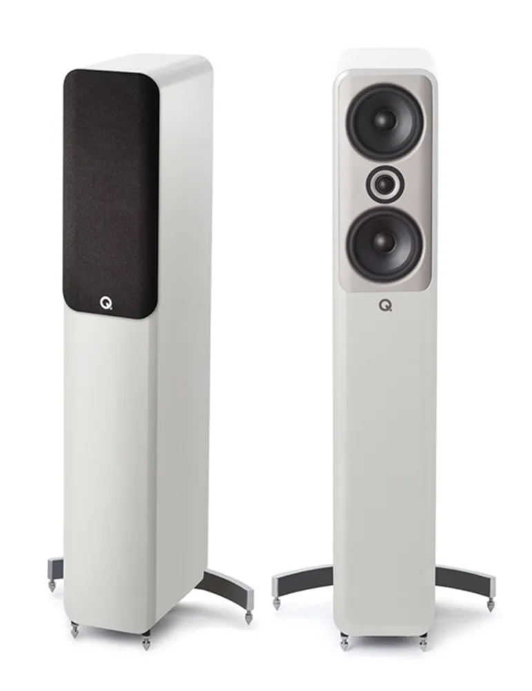 Q Acoustics Concept 50 — Kolumny podłogowe 2-drożne bass reflex, Kolor: Biały - zdjęcie 1
