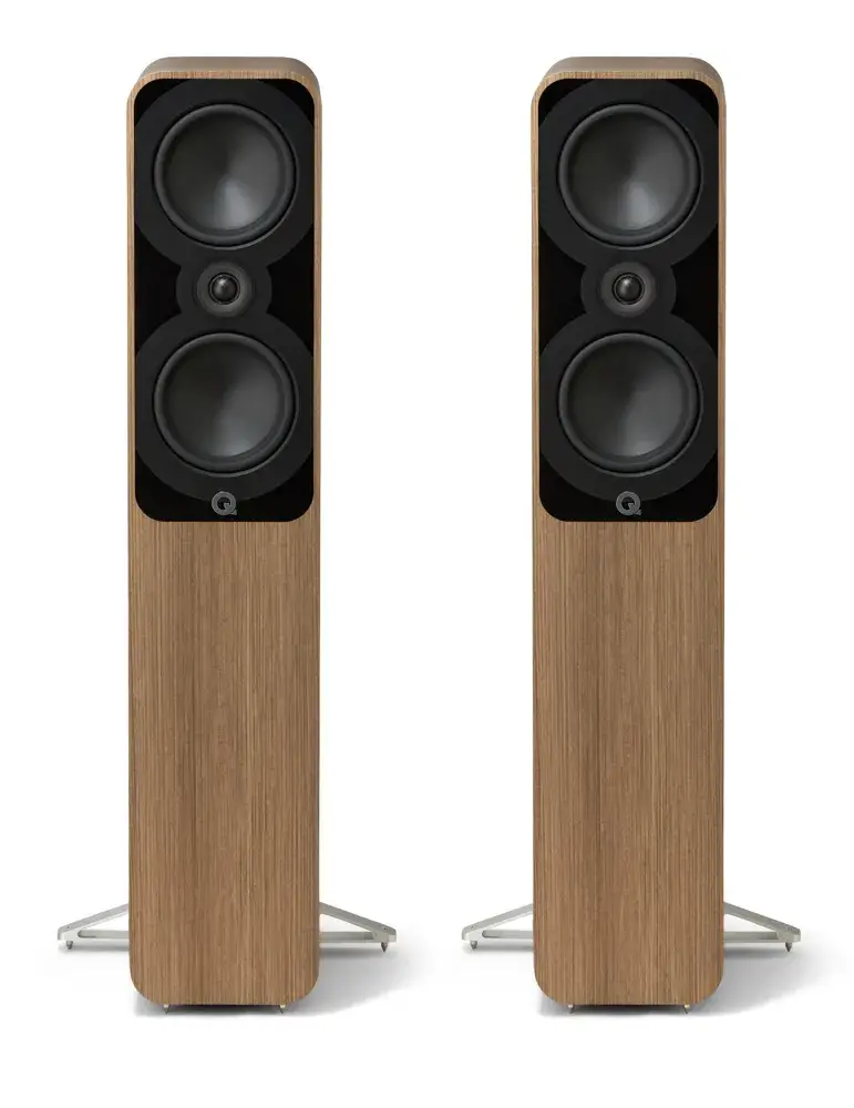 Q Acoustics 5050 — Kolumny podłogowe stereo z przetwornikiem C3, Kolor: Oak - zdjęcie 2