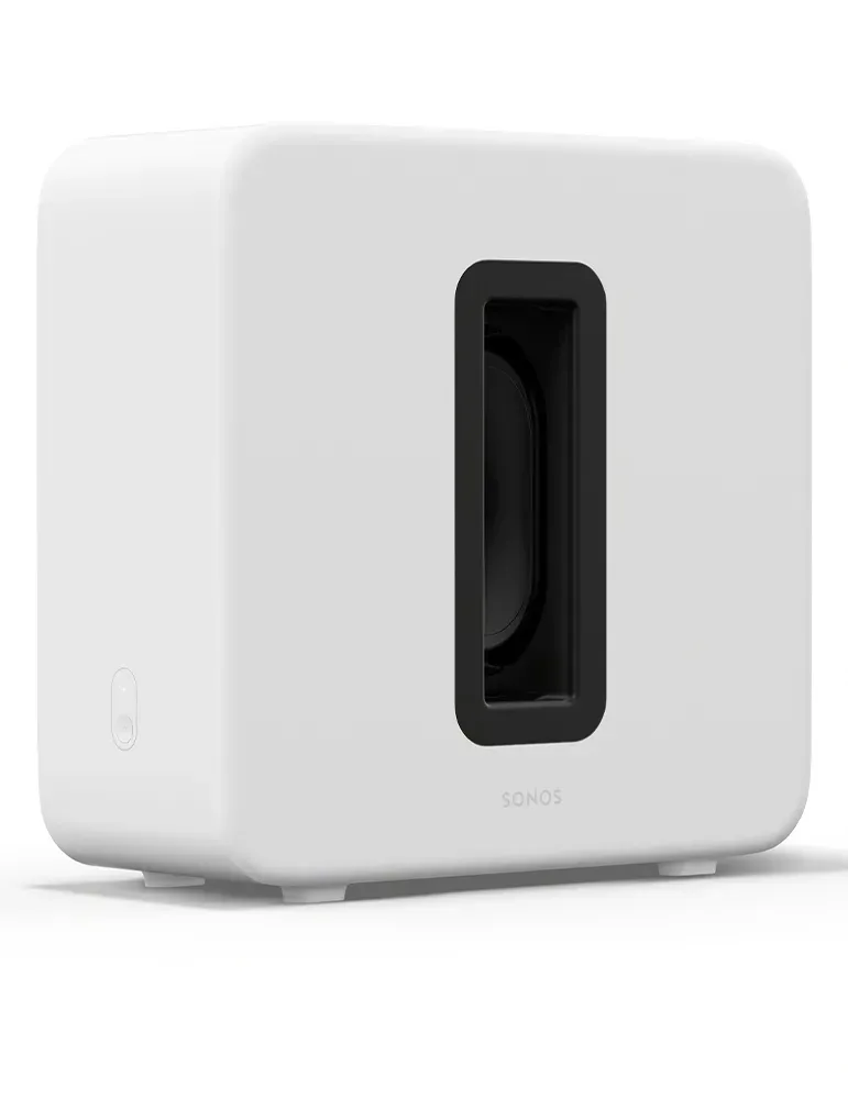 Sonos Sub 4 — Bezprzewodowy subwoofer multiroom z Wi-Fi i AirPlay 2, Kolor: Biały - zdjęcie 1