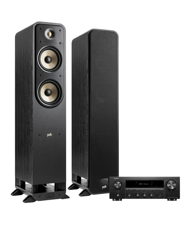 Denon DRA-900H + Polk Audio ES55 Zestaw stereo, Kolor: Srebrny - zdjęcie 1