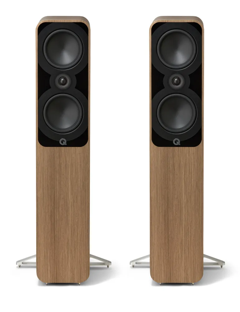 Q Acoustics 5050 — Kolumny podłogowe stereo z przetwornikiem C3, Kolor: Oak - zdjęcie 1