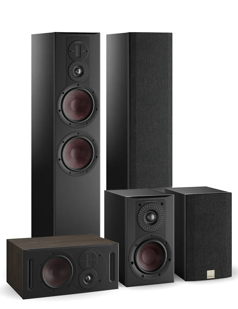 Dali Opticon 6/1/VOKAL MK2 Zestaw głośników 5.0, Kolor:  Black Satin - zdjęcie 1