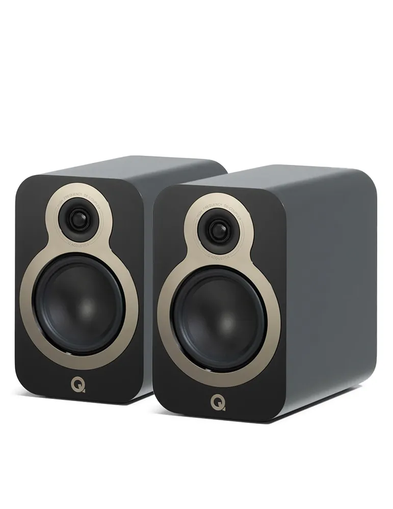 Q Acoustics 3020c Kolumny głośnikowe podstawkowe, Kolor: Czarny - zdjęcie 1