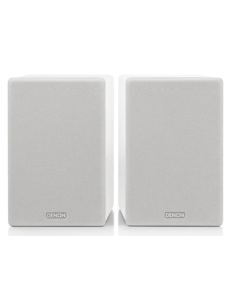 Denon SCN-10 — Kolumny stereo 2.0 do Hi-Fi z doskonałym dźwiękiem, Kolor: Biały - zdjęcie 1