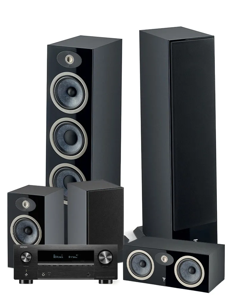 Denon AVC-X3800H + Focal Theva N3/N1/Center Kino domowe 5.0, Kolor: Dark Wood - zdjęcie 1