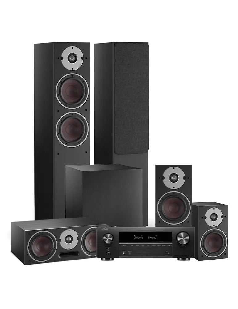 Kino domowe Denon AVR-X1800H + Dali Oberon 5/1/Vokal/SUB C-8 D, Kolor: Light oak - zdjęcie 1