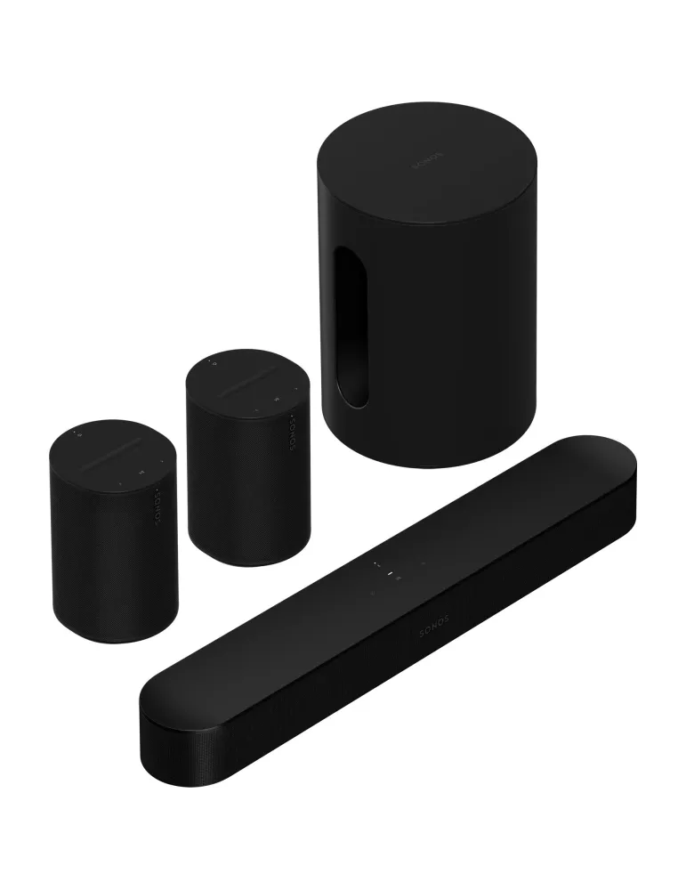 Zestaw kina domowego: Sonos Beam (Gen 2) + 2x Era 100 + Sub Mini, Kolor: Biały - zdjęcie 1