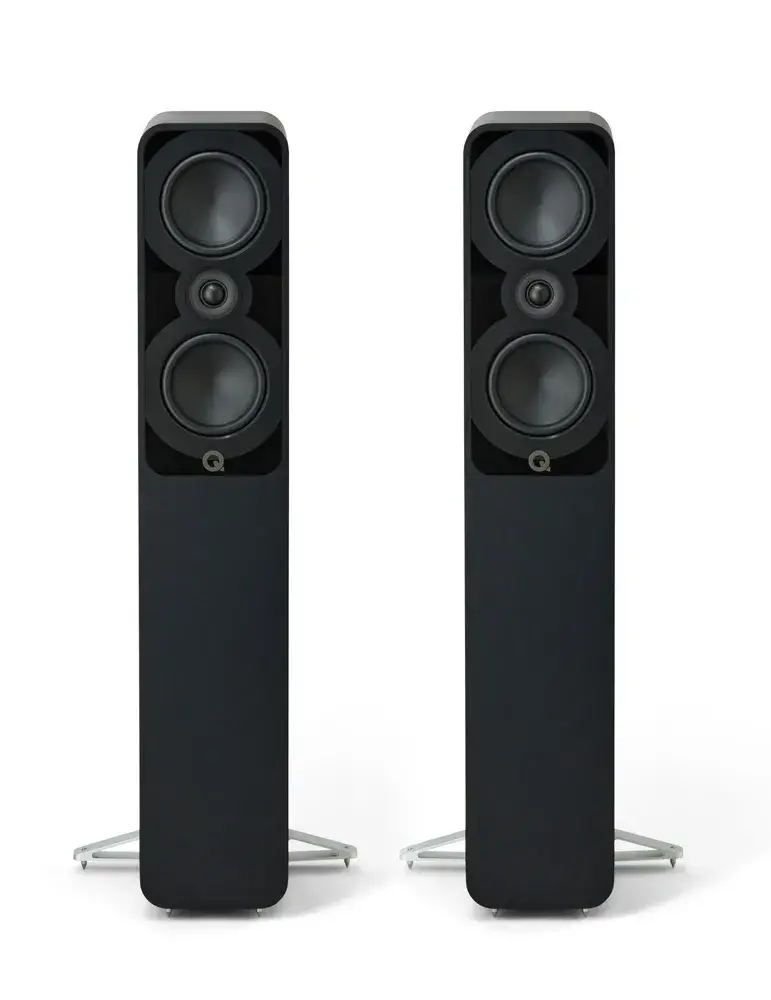 Q Acoustics 5040 — Wysokiej jakości kolumny podłogowe do muzyki, Kolor: Czarny - zdjęcie 1